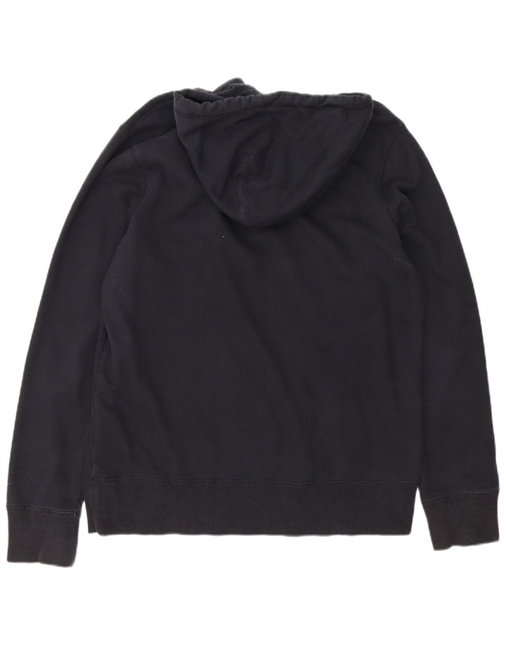 Felpa con cappuccio grafica Nike da uomo in cotone nero medio