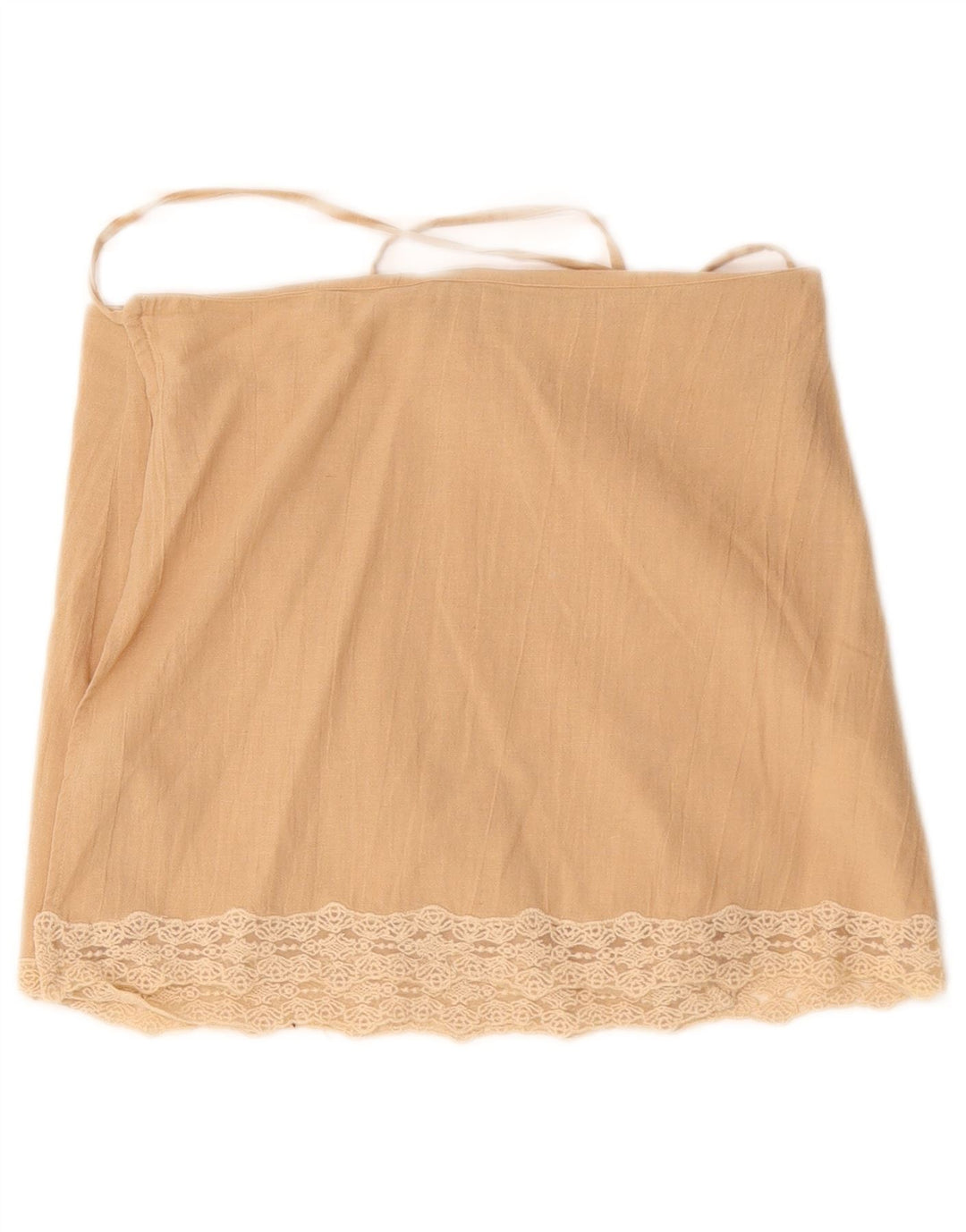 Gonna a portafoglio Zara da donna media W30 in cotone beige