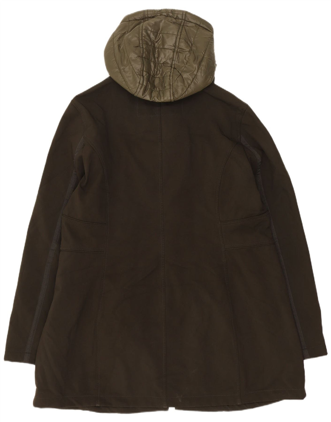 Cappotto militare con cappuccio da donna French Connection UK 18 XL Poliestere kaki