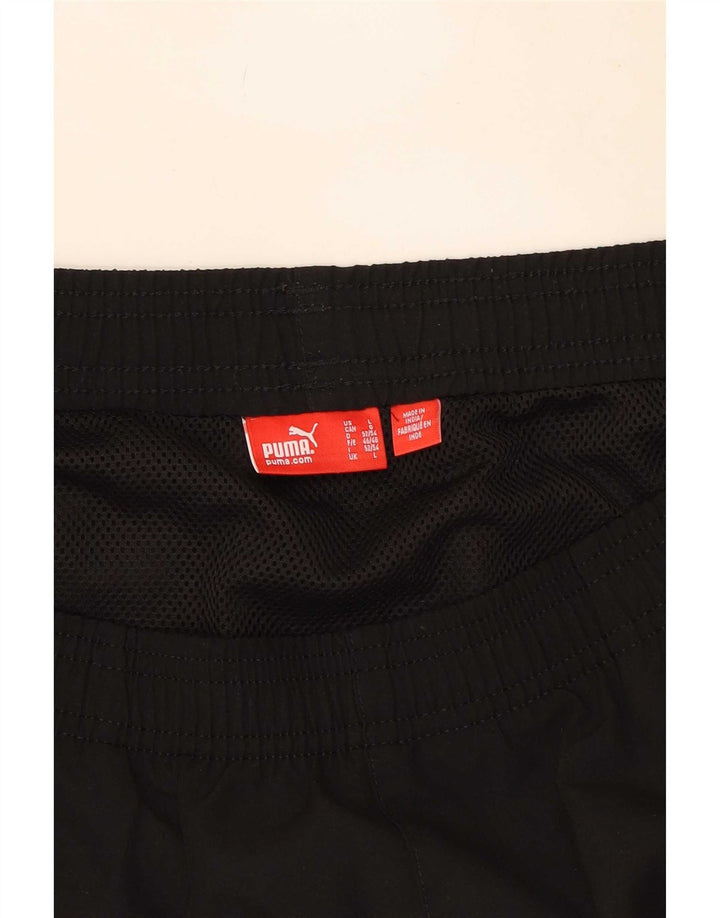 Pantaloncini sportivi grafici da uomo Puma Large neri
