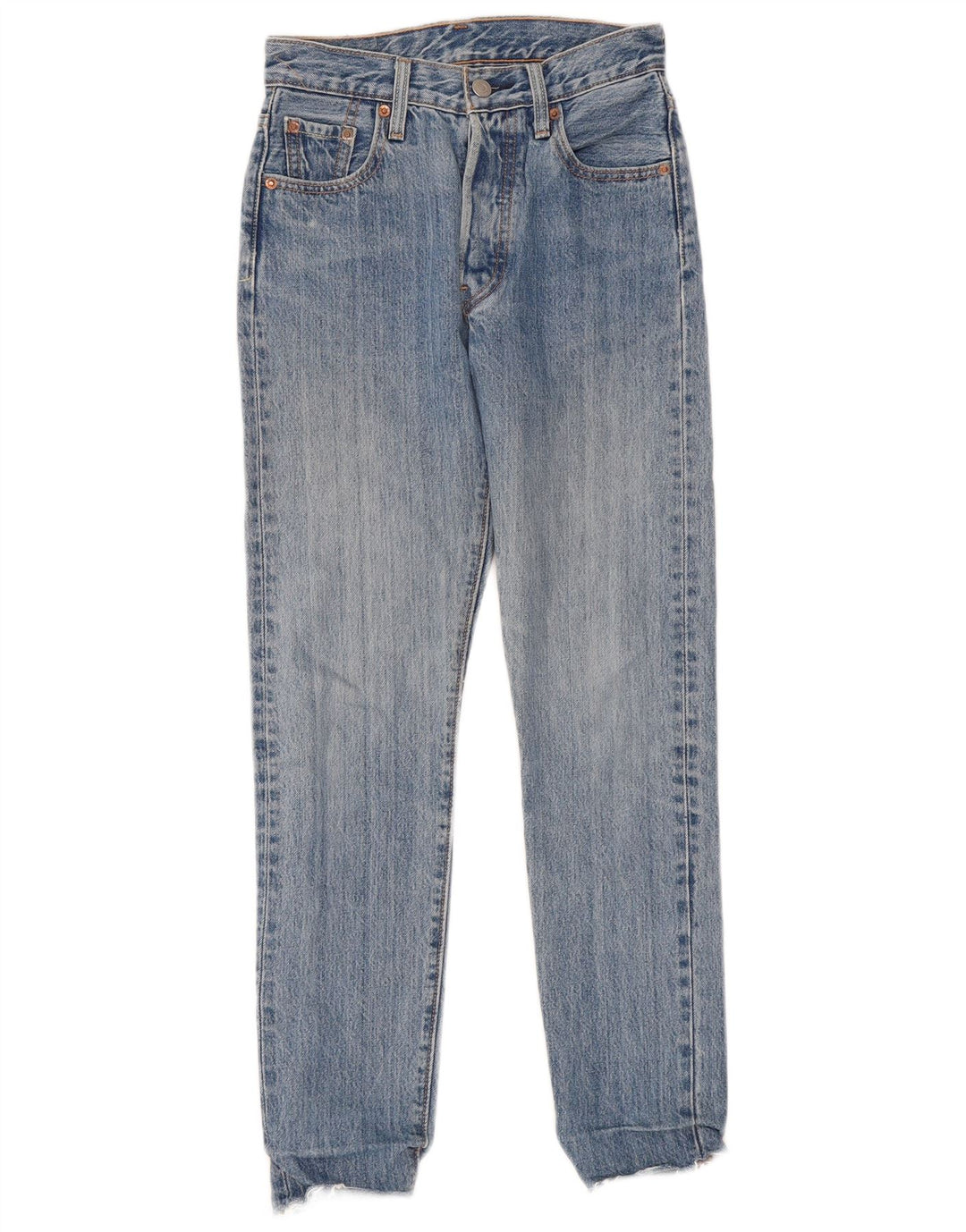 Jeans dritti Levi's 501 da donna W23 L27 cotone blu
