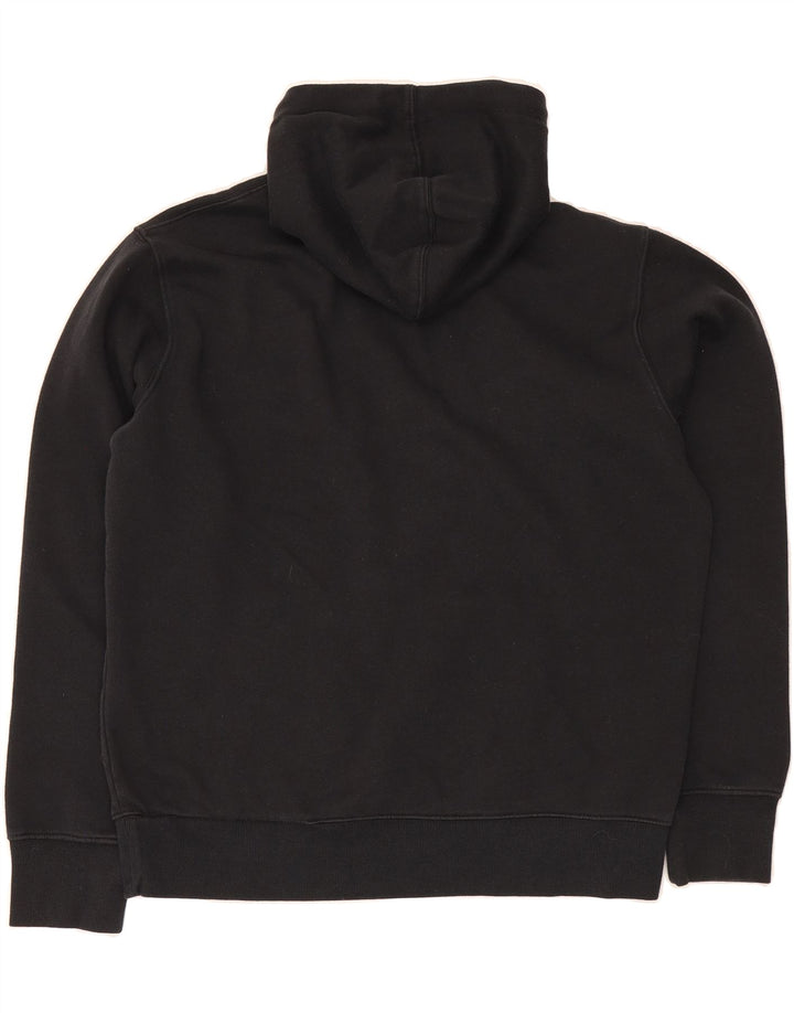 NEW BALANCE Mens Graphic Hoodie Jumper Medium Black Vintage New Balance and Second-Hand New Balance from Messina Hembry 