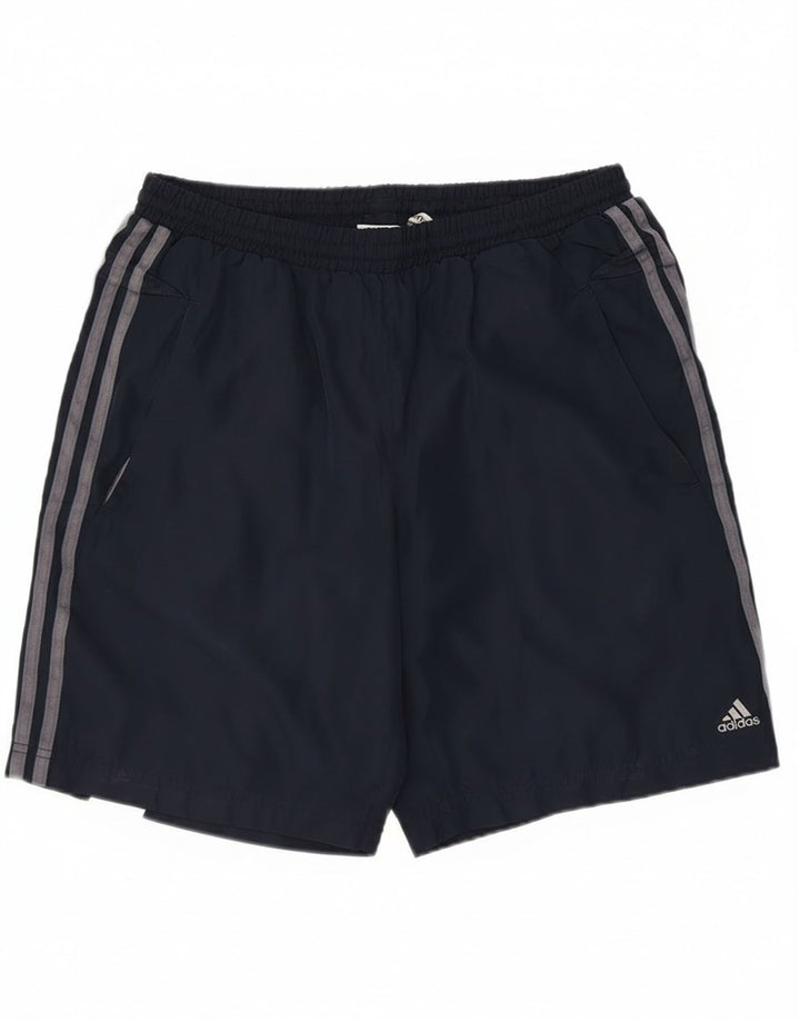 Pantaloncini sportivi Adidas Clima 365 da uomo medi in poliestere blu navy