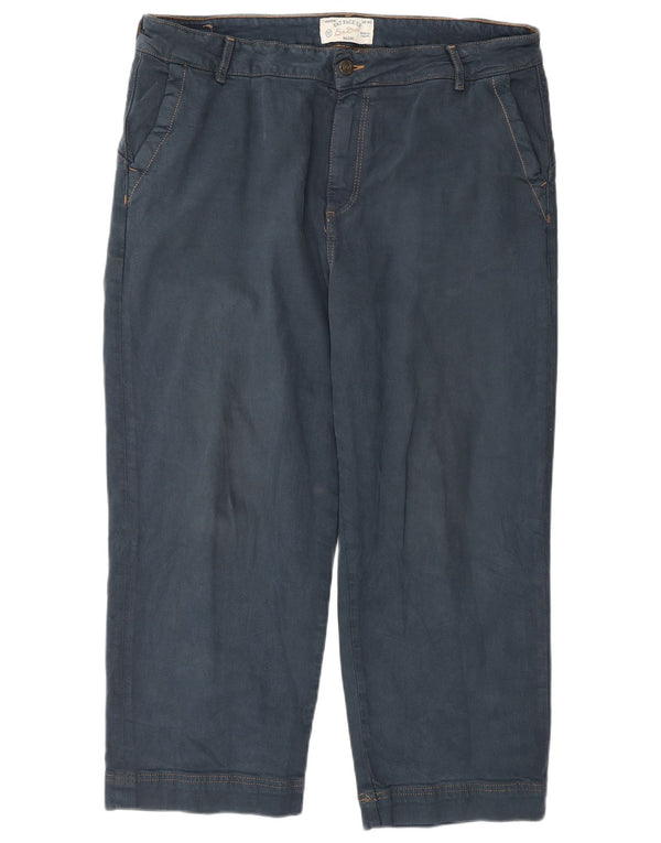 Pantaloni corti dritti Naomi da donna Fat Face UK 18 XL W36 L24 Blu