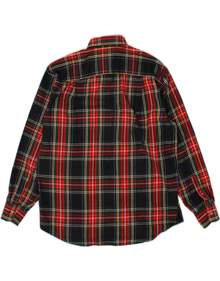 VINTAGE Mens Shirt Large Red Check Vintage Vintage and Second-Hand Vintage from Messina Hembry 