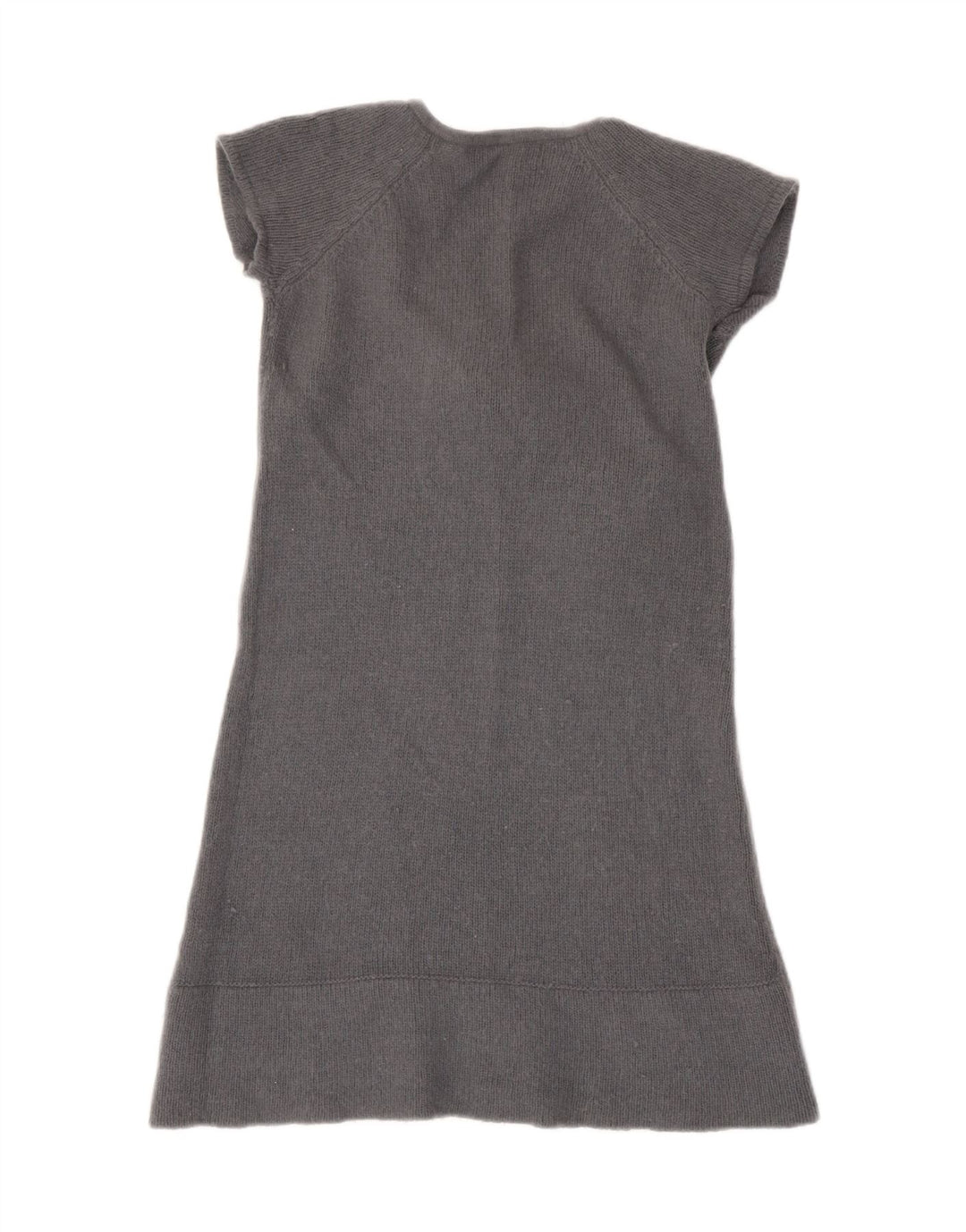 Abito maglione da donna Zara con allacciatura frontale UK 8 piccolo in lana grigia
