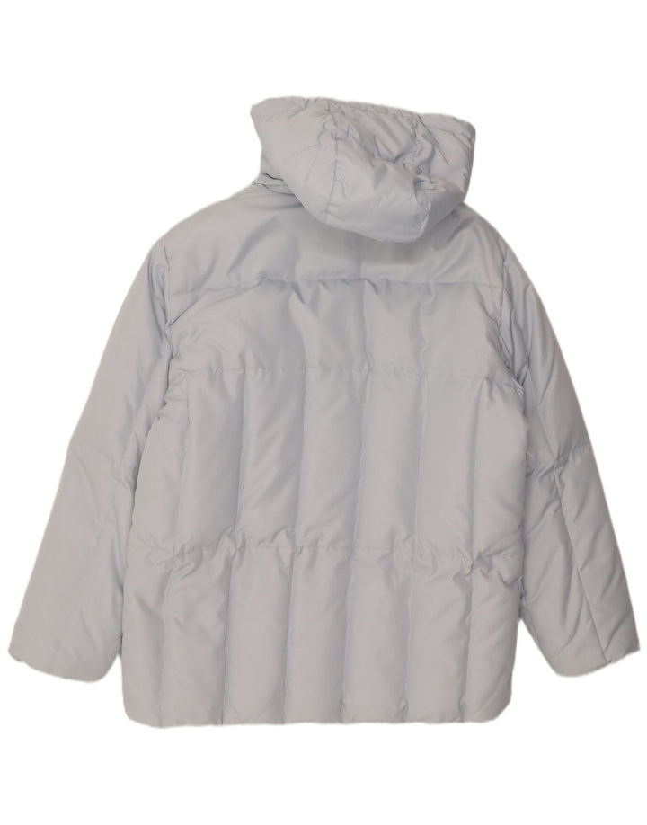Giacca imbottita con cappuccio da donna ELHO UK 14 grande poliestere blu