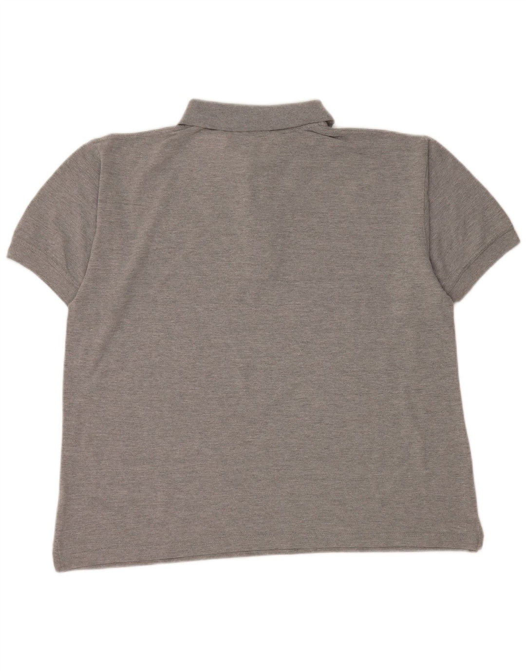Polo Reebok da uomo grande in cotone chiazzato grigio
