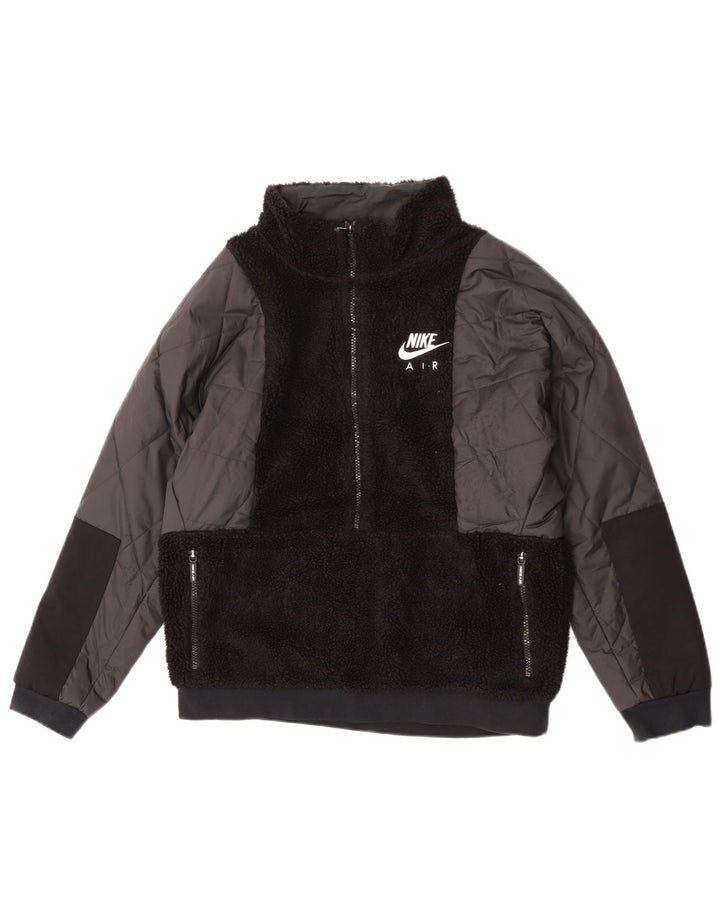 Giacca in pile Nike da ragazzo pullover 13-14 anni XL poliestere nero