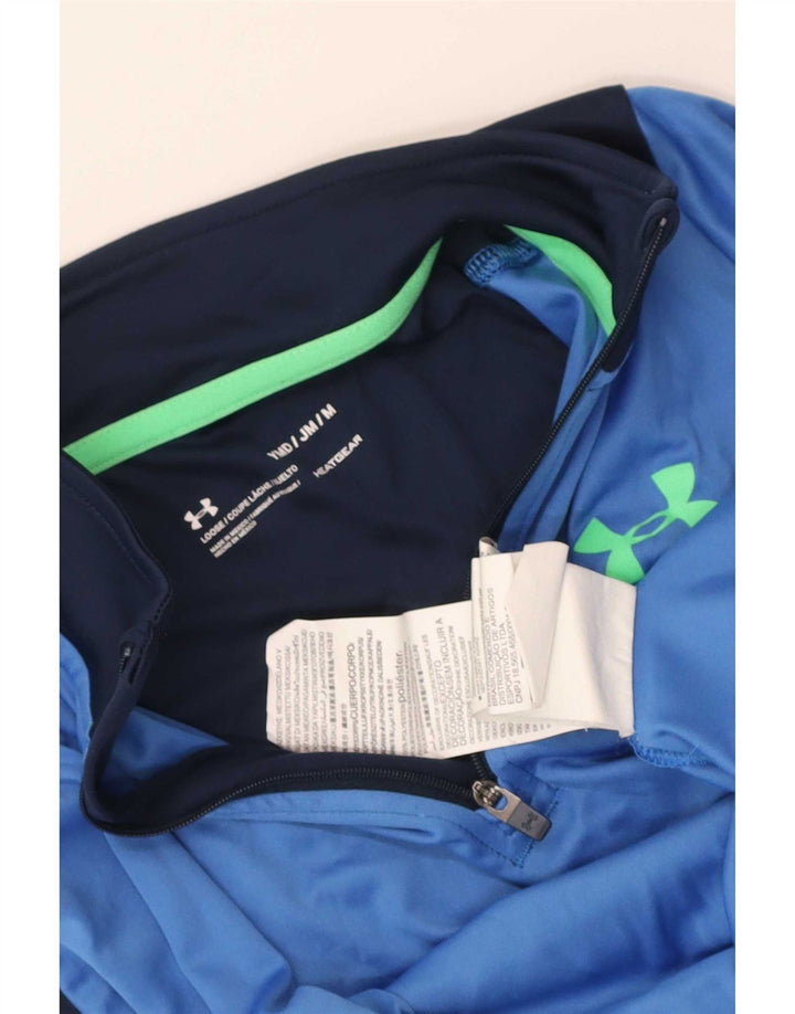 Top della tuta pullover con grafica da ragazzo Under Armour 9-10 anni blu medio