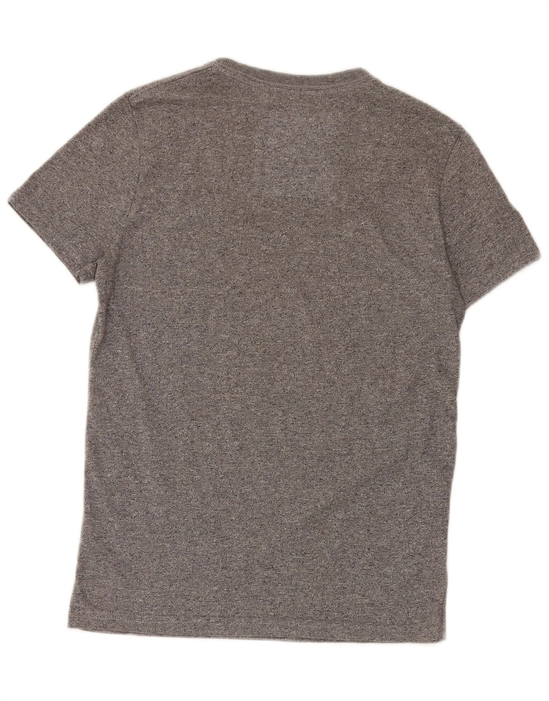 T-shirt grafica da uomo Superdry Top in cotone chiazzato grigio piccolo