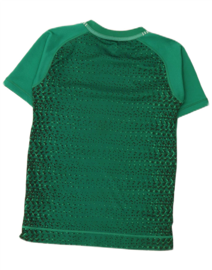 Canterbury T-shirt grafica IRFU da ragazzo Top 11-12 anni Verde geometrico