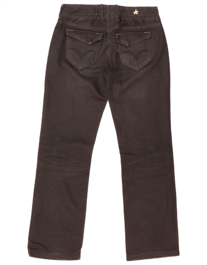 Jeans dritti da uomo Levi's W29 L32 cotone nero