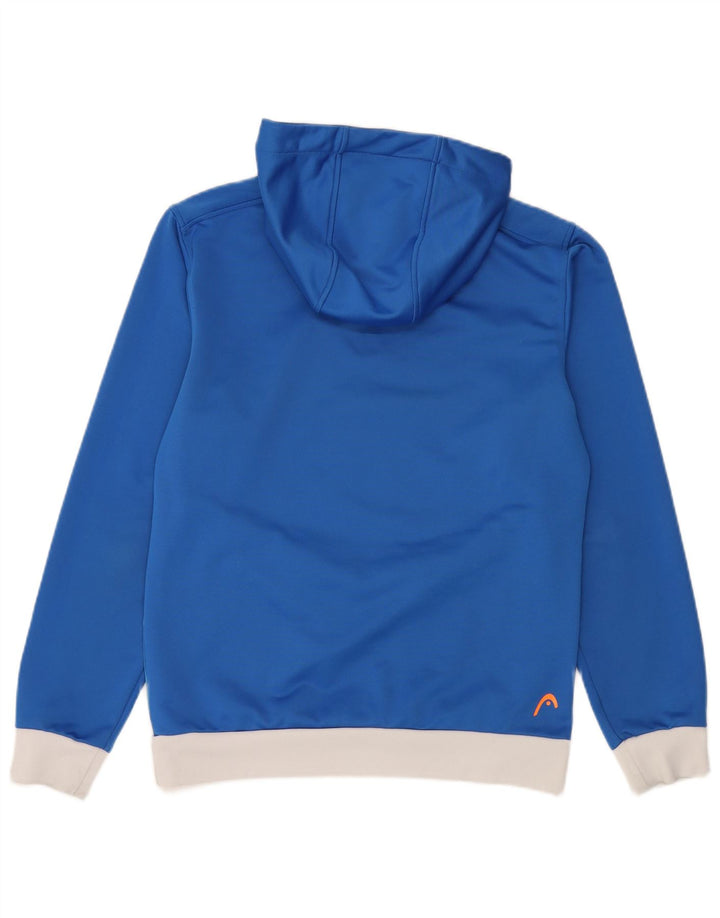 Felpa con cappuccio grafica da uomo HEAD IT 48 Small Blu Poliestere