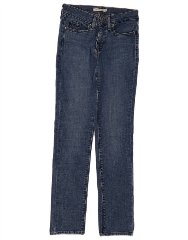 Levi's Donna 312 Shaping Slim Jeans W27 L30 Cotone Blu