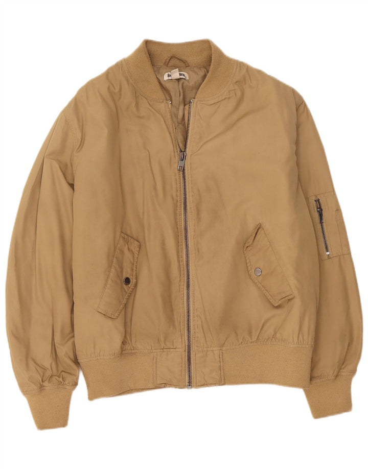 Topshop Bomber oversize da donna UK 12 Poliestere beige medio