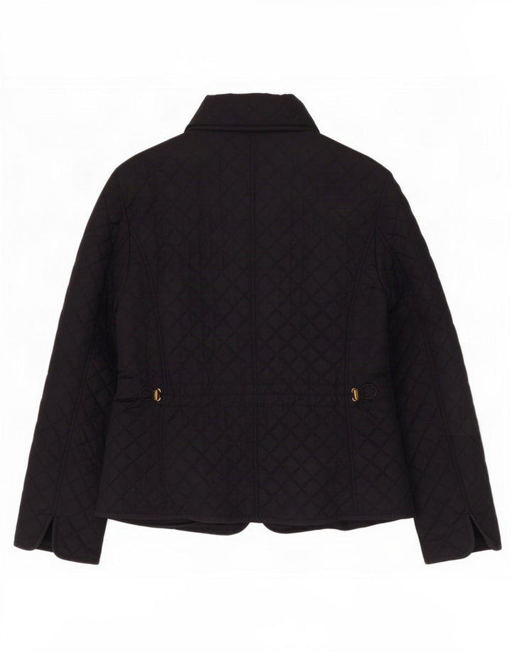 Giacca trapuntata da donna Hobbs UK 14 grande nylon nero