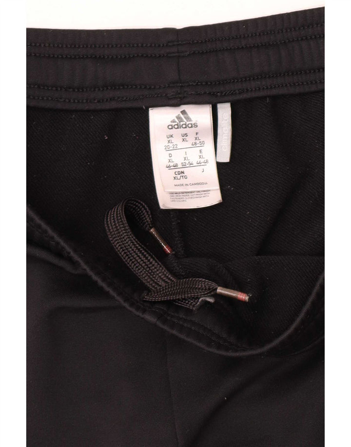 Pantaloni della tuta da donna Adidas UK 20/22 XL poliestere nero