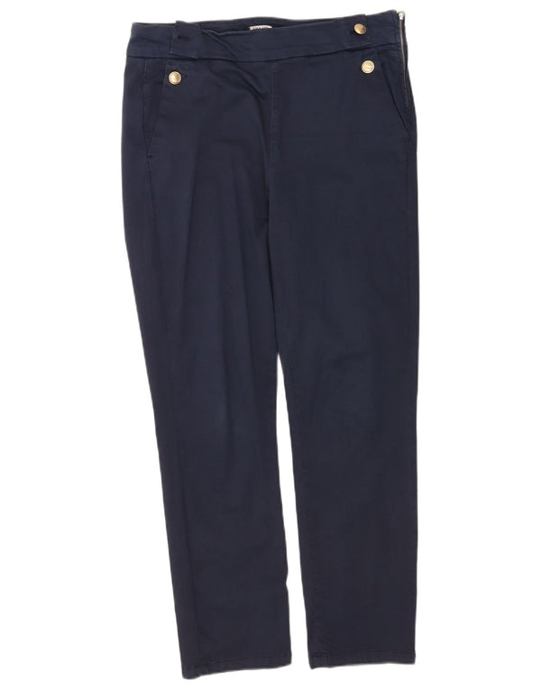 Pantaloni Chino Slim Donna Liu Jo W32 L28 Blu Navy