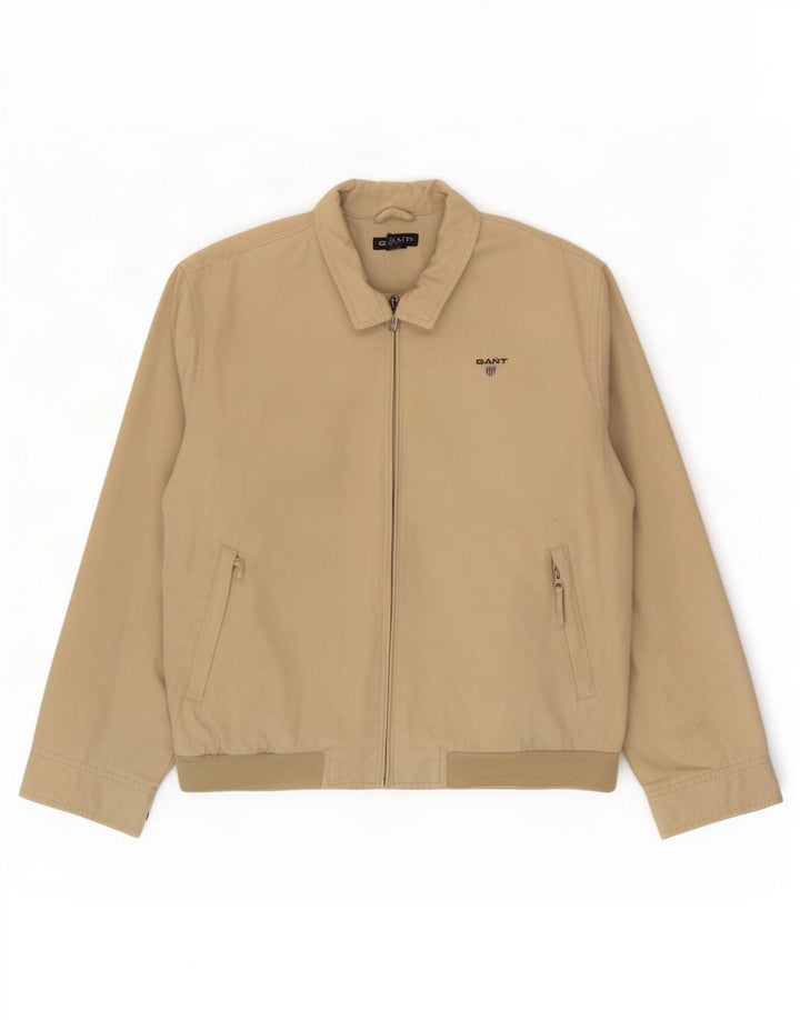 Giubbotto bomber da uomo Gant UK 38 Cotone beige medio