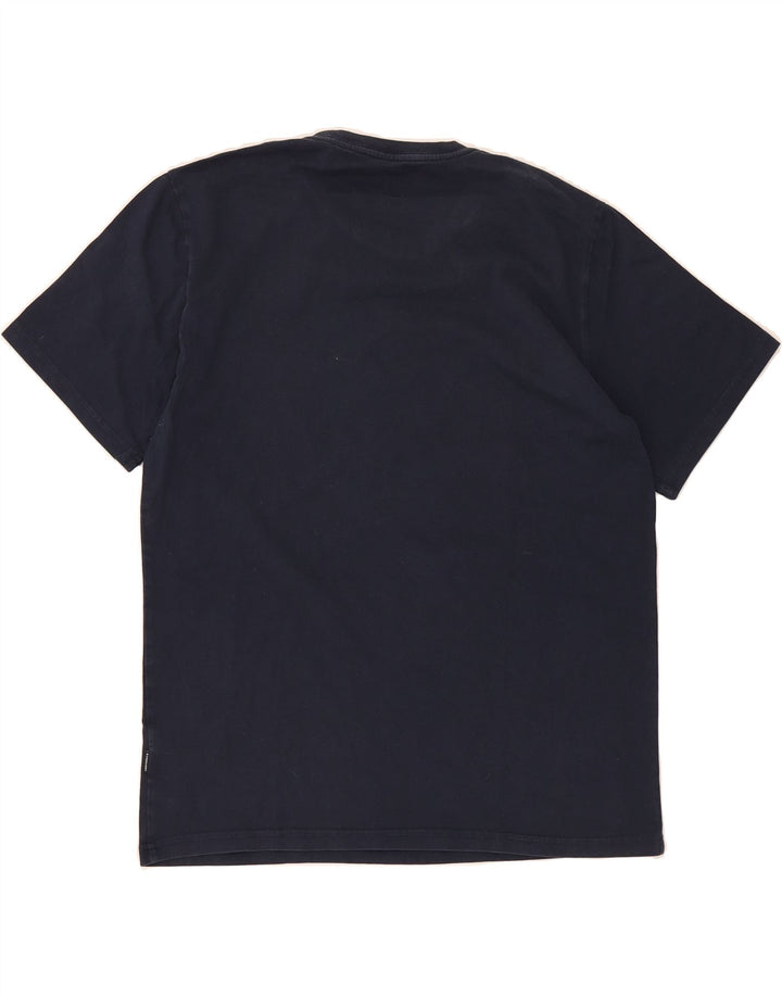 CONVERSE Mens Graphic T-Shirt Top Medium Navy Blue Vintage Converse and Second-Hand Converse from Messina Hembry 