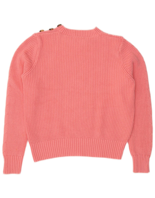 Maglione girocollo corto da donna Marks & Spencer UK 14 Rosa medio