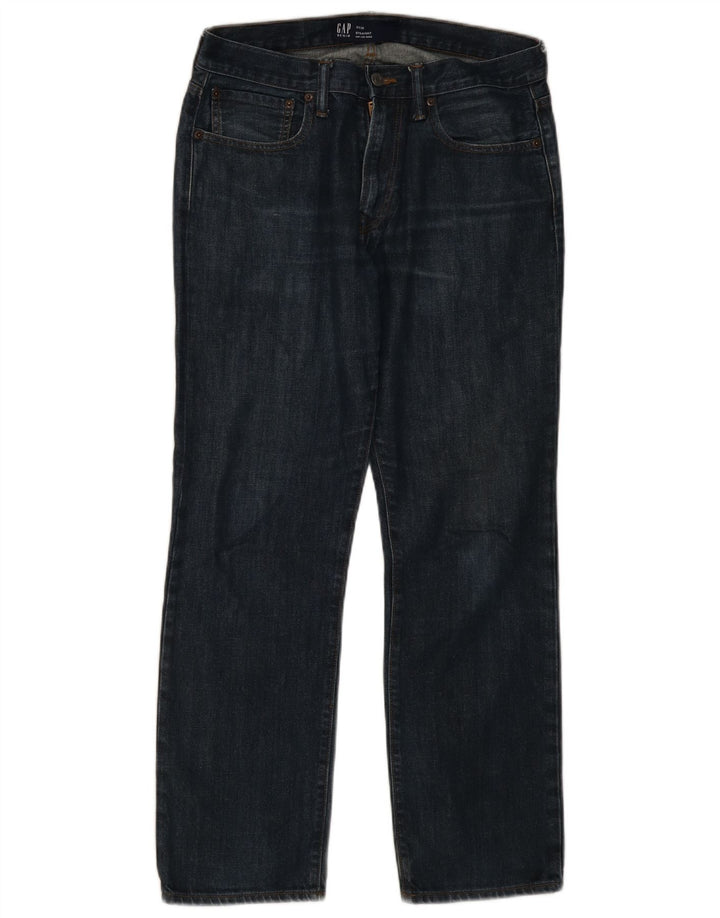 Jeans dritti da uomo Gap W31 L30 cotone blu navy