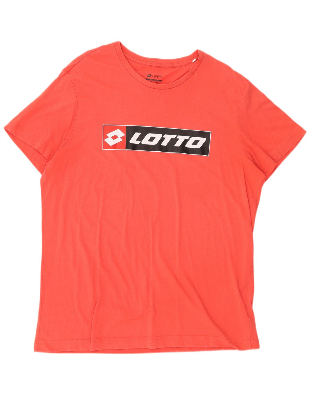 T-shirt grafica da uomo LOTTO Top 2XL Rossa