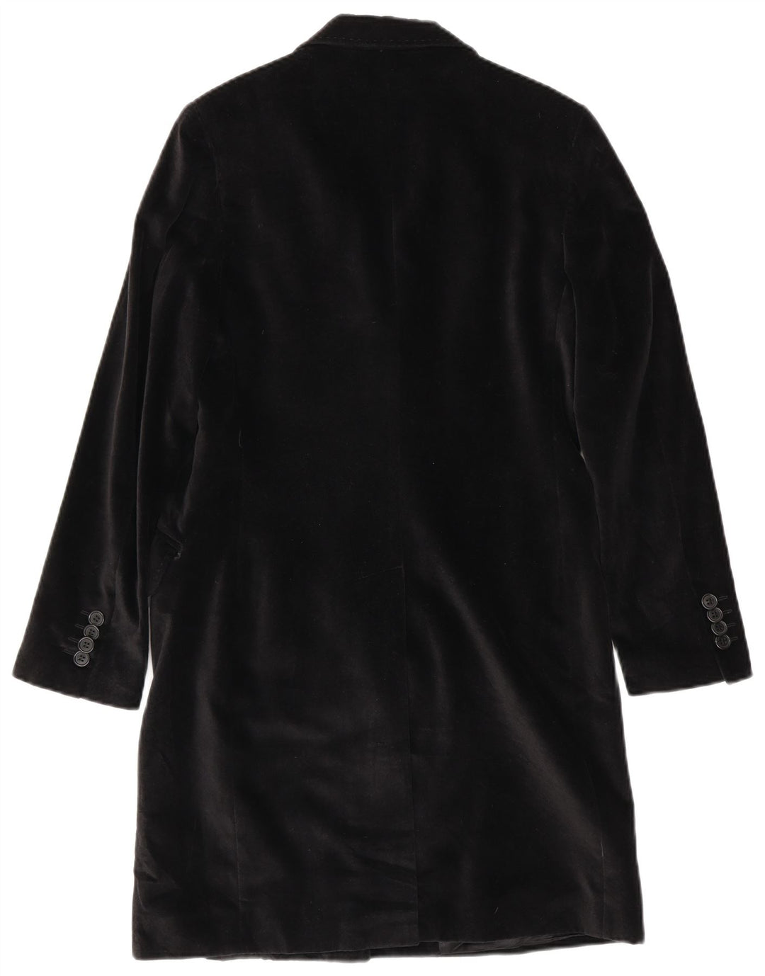 Soprabito in velluto da donna John Ashfield UK 10 piccolo cotone nero