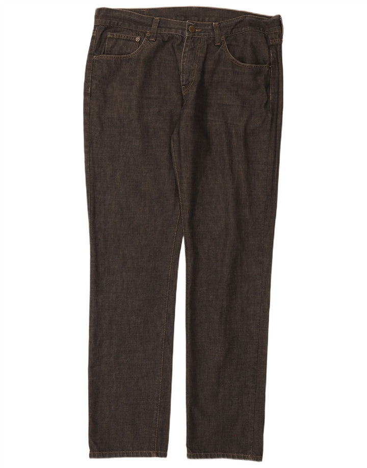 Levi's Uomo 504 Jeans dritti W36 L34 Grigi