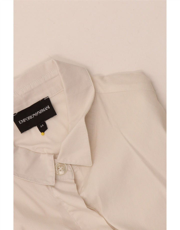 Camicia formale da donna Emporio Armani IT 44 bianco medio