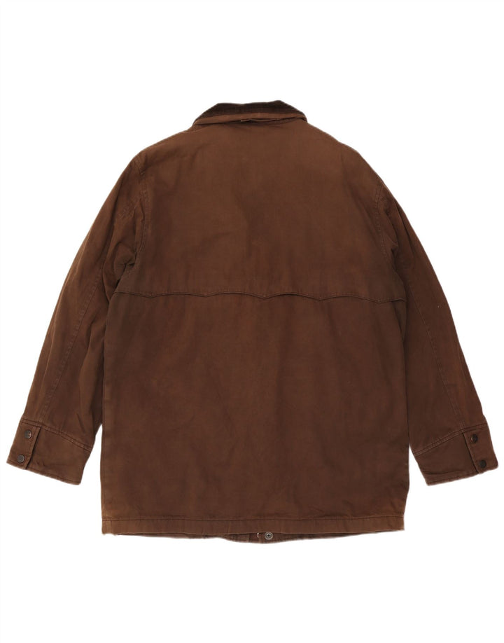 Giacca utility con cappuccio da uomo Gant UK 38 Cotone marrone medio