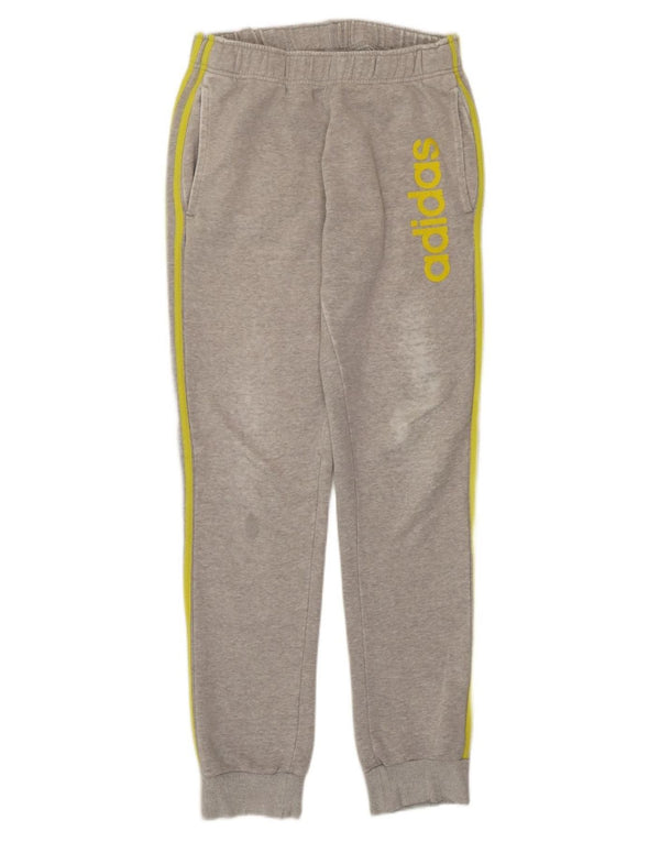Pantaloni da tuta grafica da uomo Adidas Joggers piccoli in cotone grigio