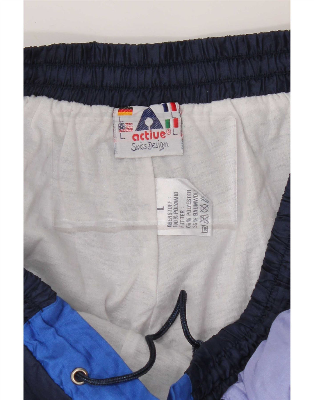 Pantaloni da tuta da uomo attivi Joggers Large Blu Navy Colourblock
