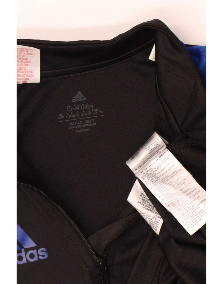 Top della tuta Adidas Aeroready Pullover da bambino 13-14 anni, colore nero
