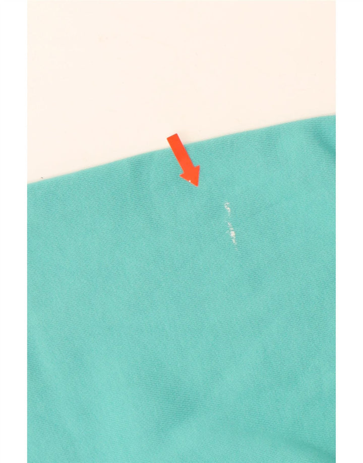 JORDAN Felpa con cappuccio da uomo XL in cotone turchese