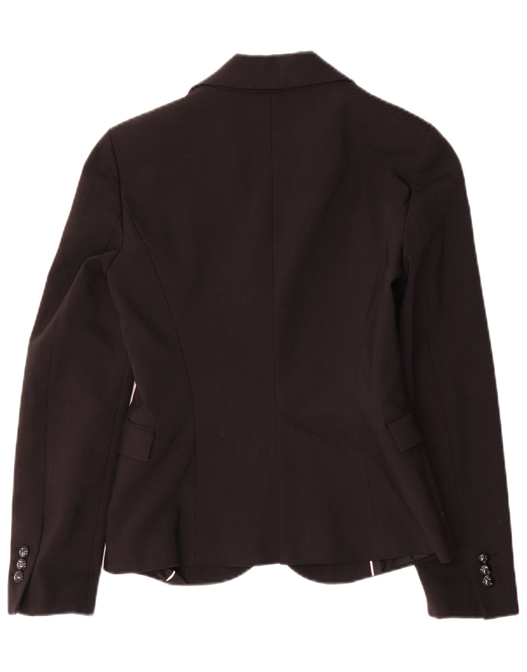 Giacca blazer a 1 bottone da donna Zara UK 10 piccola in poliestere nero