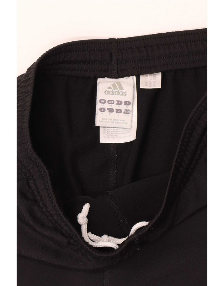 Pantaloncini sportivi Adidas da donna UK 12 medio nero poliestere