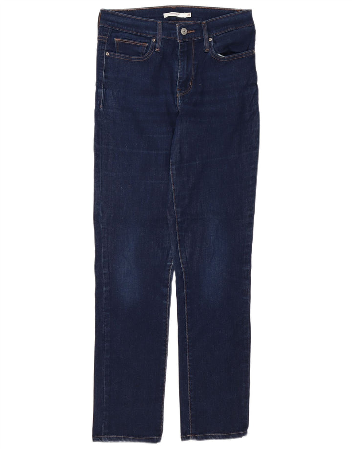 Jeans slim snellenti da donna LEVI'S W28 L30 cotone blu