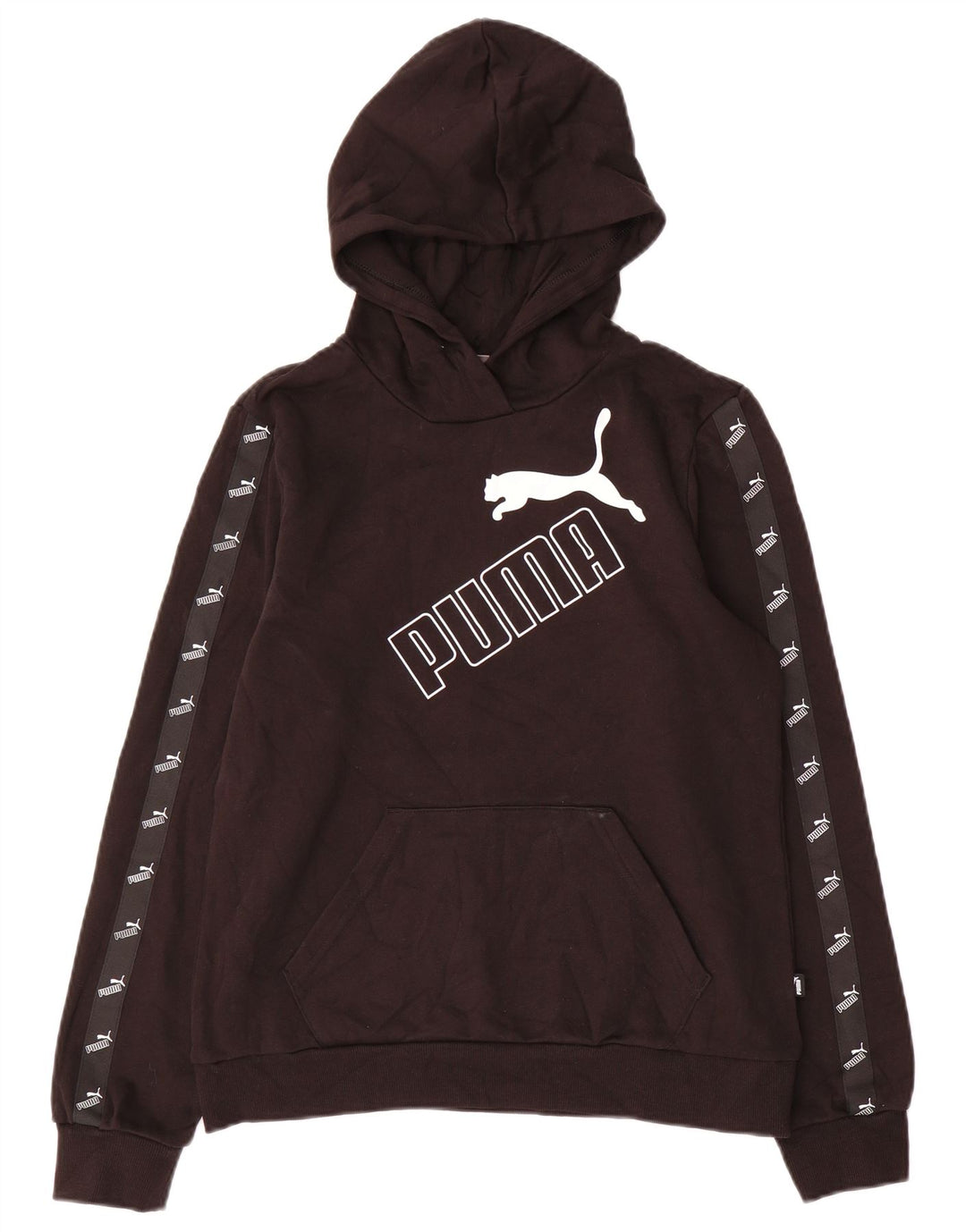 Felpa con cappuccio grafica da donna PUMA UK 14 cotone nero medio