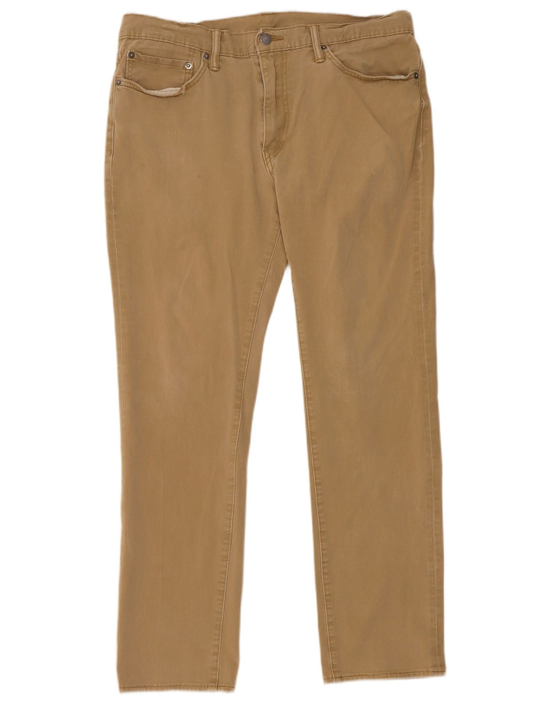 Pantaloni casual slim da uomo Levi's W36 L32 in cotone beige