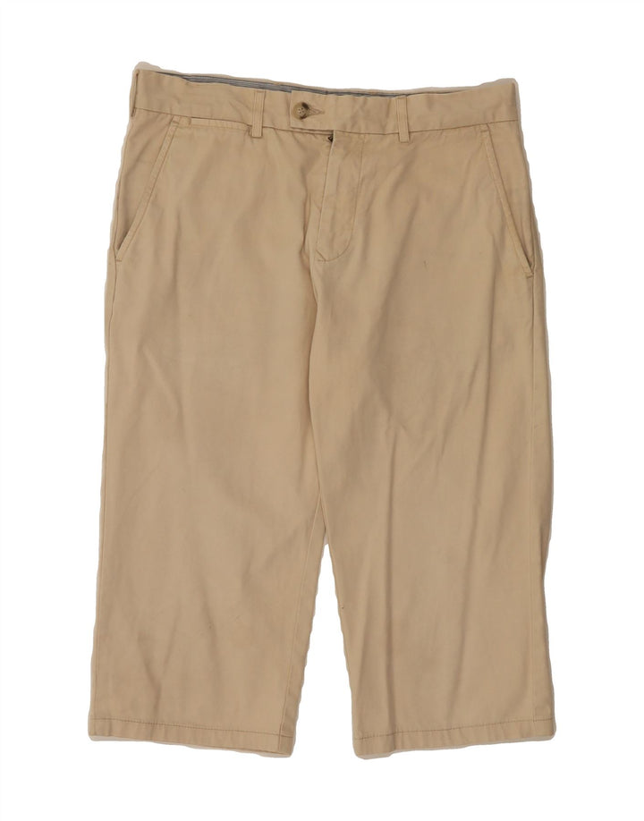 TOMMY HILFIGER Mens Bermuda Shorts W32 Large Beige Cotton Vintage Tommy Hilfiger and Second-Hand Tommy Hilfiger from Messina Hembry 