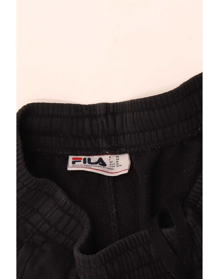 Pantaloncini sportivi da uomo Fila cotone medio nero