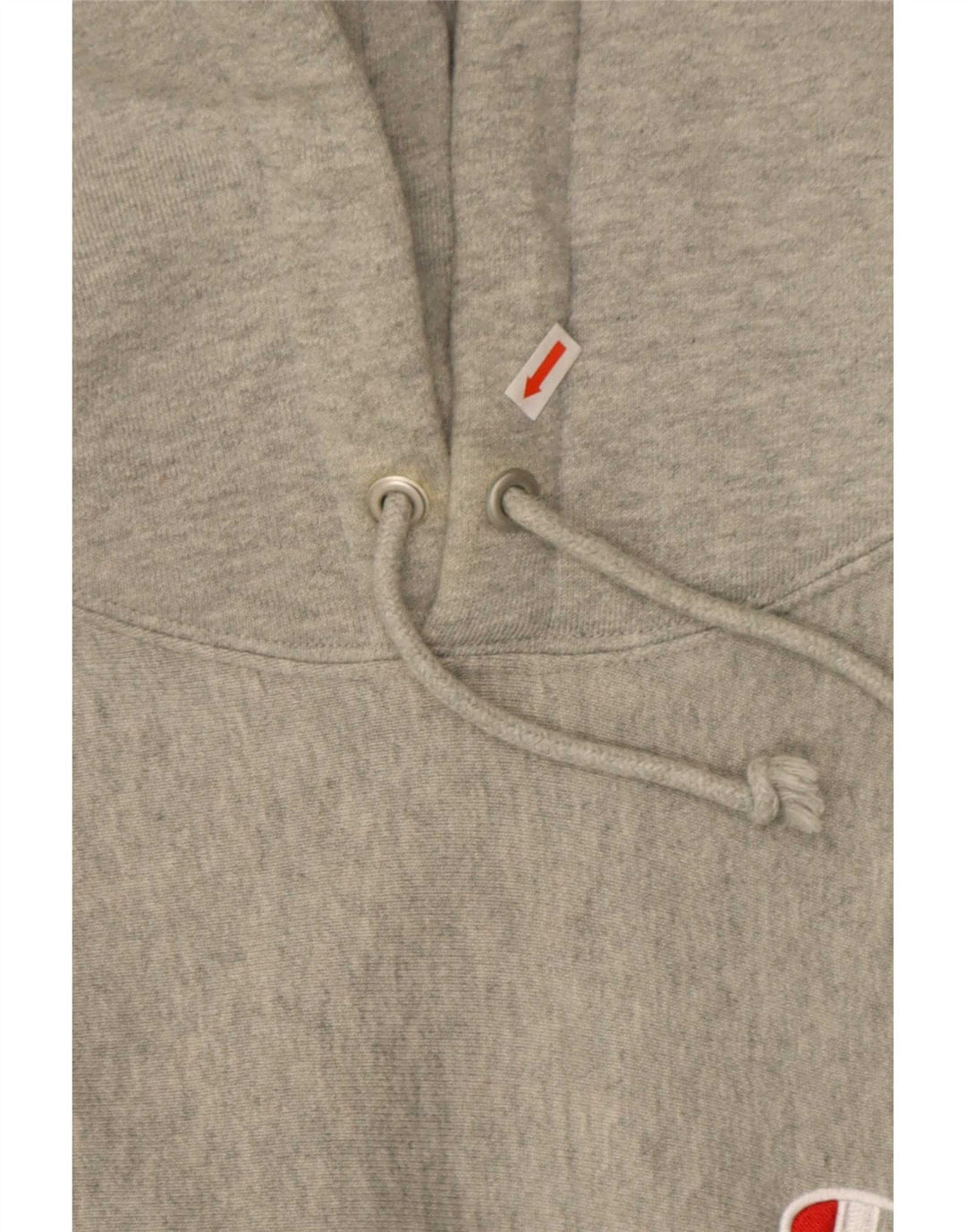 Maglione con cappuccio Champion Reverse Weave da uomo in cotone chiazzato grigio medio