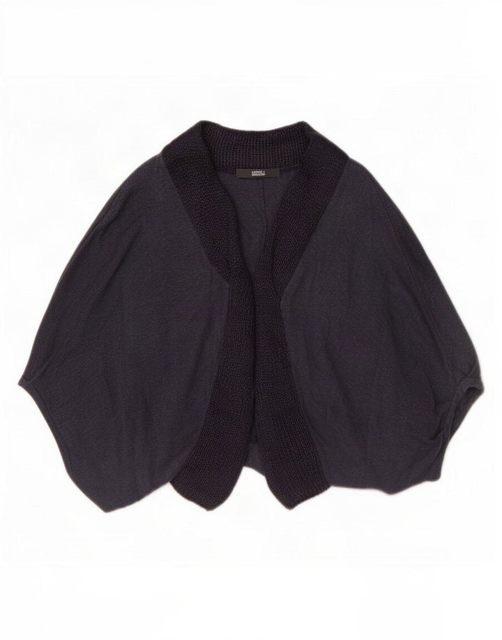 Maglione poncho da donna Marks & Spencer UK 14 color block blu navy medio