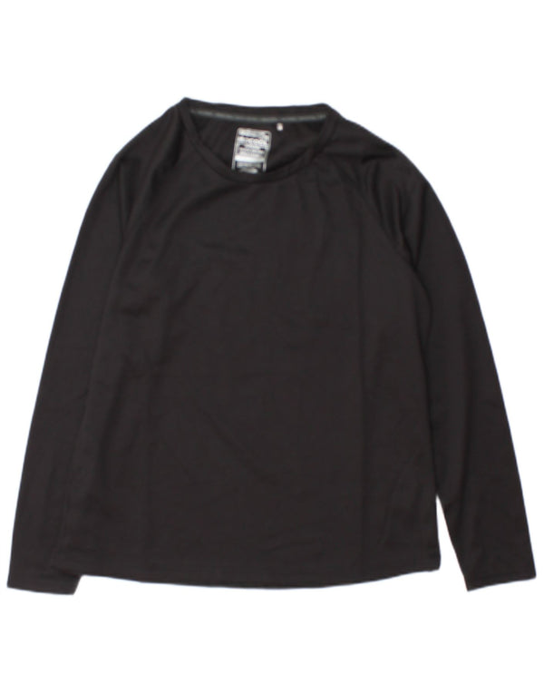 Mountain Warehouse Top da uomo a maniche lunghe UK 14 Large Nero Poliestere