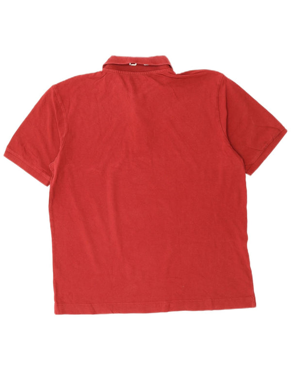 Polo KAPPA da uomo XL in cotone rosso