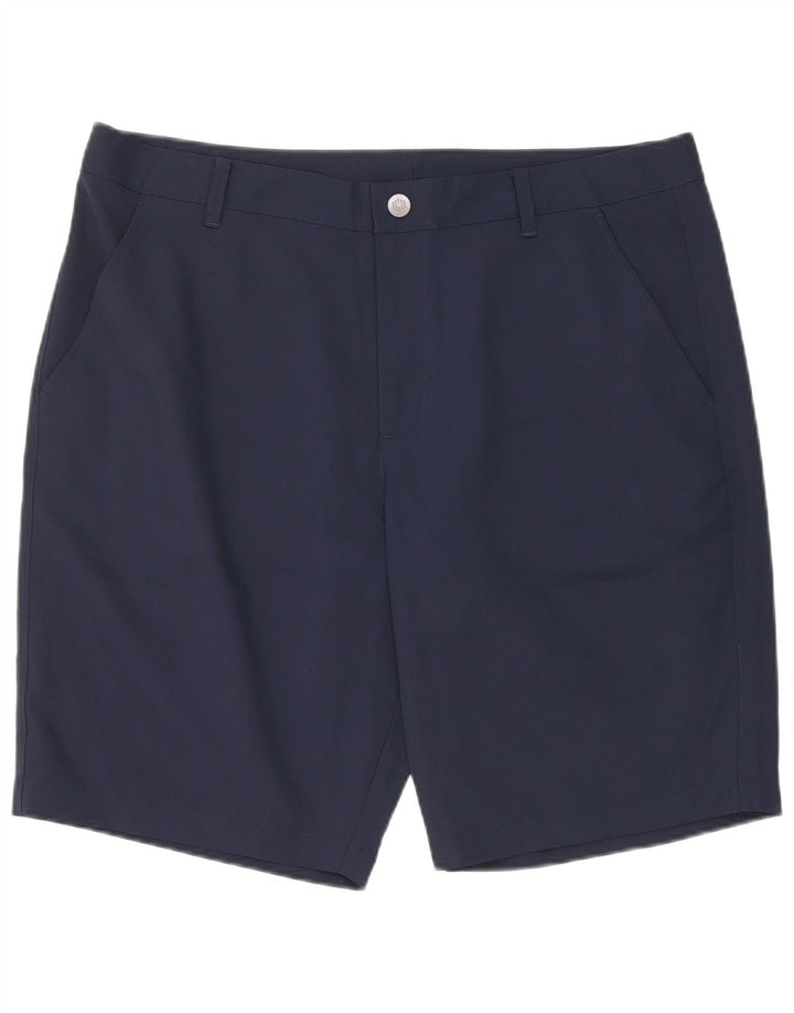 Pantaloncini chino da uomo Puma W36 Large blu navy in poliestere