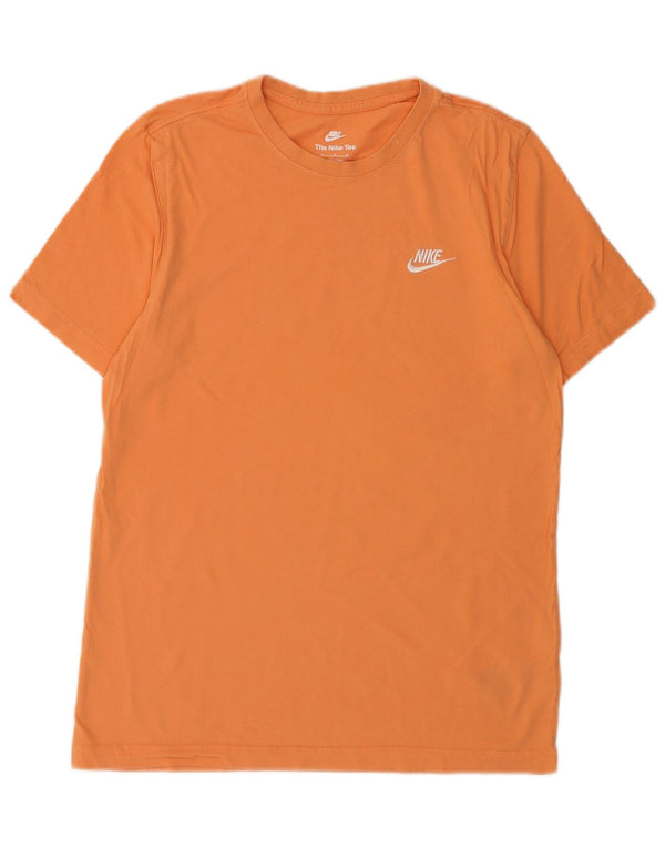 T-shirt da uomo Nike Top in cotone arancione medio