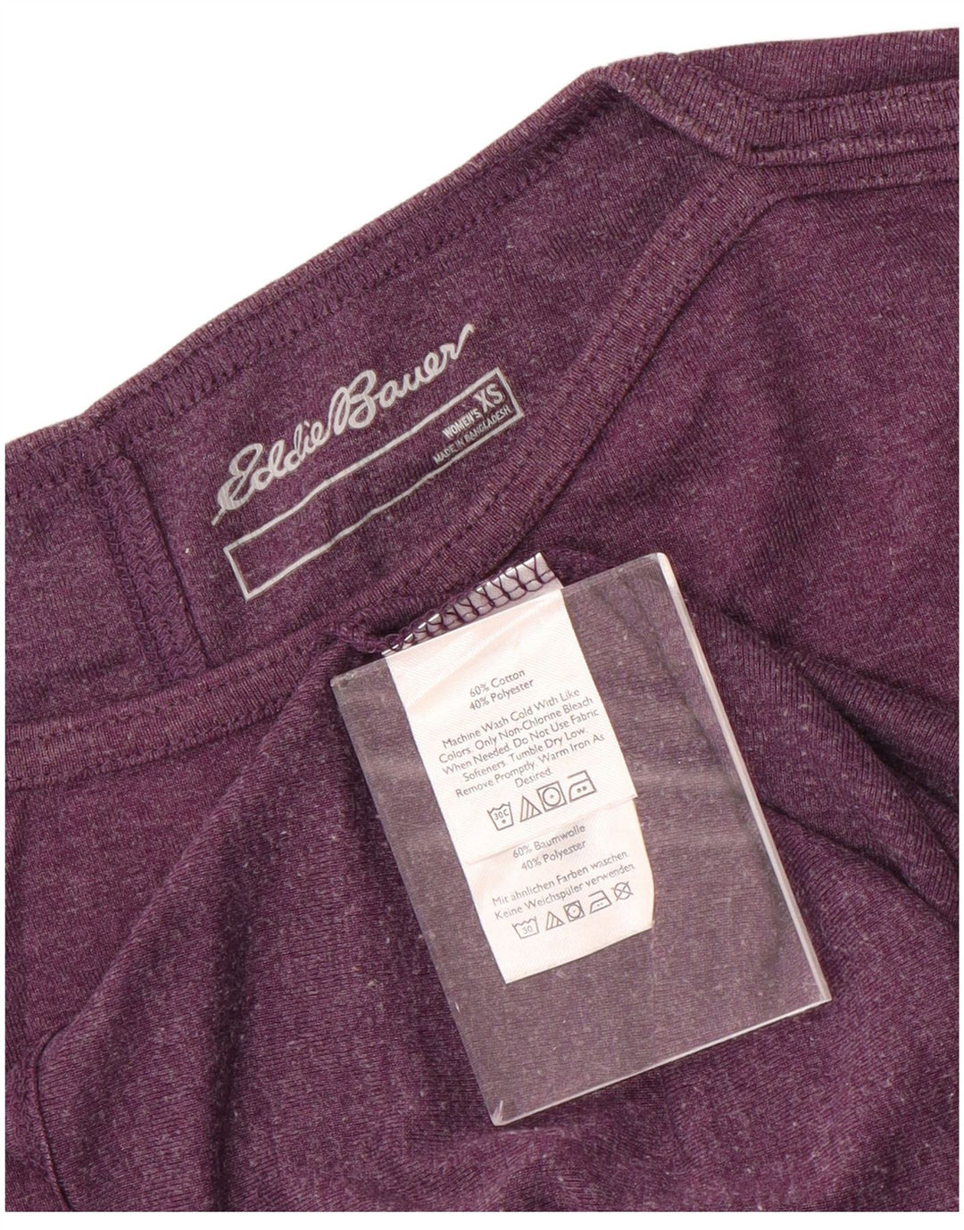 Canotta da donna EDDIE BAUER UK 6 XS cotone viola